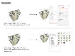 0814 stack of dollar bundles for finance concepts image graphics for powerpoint