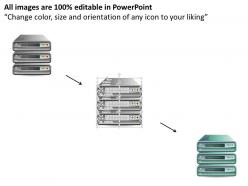 21611600 style technology 1 servers 1 piece powerpoint presentation diagram infographic slide