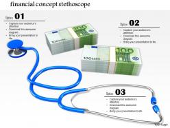 0814 stethoscope testing euro finance concept graphic image graphics for powerpoint
