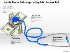 0814 stethoscope with dollar currency for finance image graphics for powerpoint