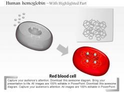 79004372 style medical 3 molecular cell 1 piece powerpoint presentation diagram infographic slide