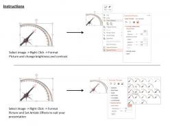 0914 3d advice meter with arrow image graphics for powerpoint
