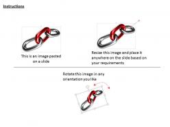 0914 3d chain for leadership concept image slide image graphics for powerpoint