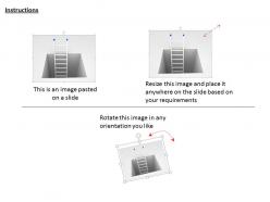 0914 3d ladder growth concept image slide image graphics for powerpoint