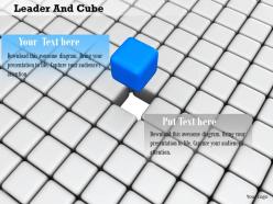 0914 blue cube as leader among cubes background image graphics for powerpoint