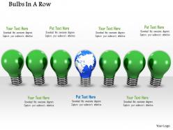 0914 bulb in row individual globe bulb energy image slide image graphics for powerpoint