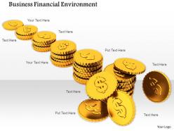 0914 business financial image with gold coins image graphics for powerpoint