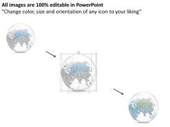 0914 business plan 3d binary globe vector asia highlighted powerpoint presentation template