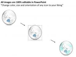 0914 business plan 3d binary globe vector australia highlighted powerpoint presentation template