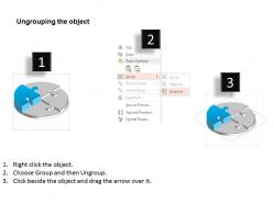 62003378 style division pie-jigsaw 4 piece powerpoint presentation diagram template slide
