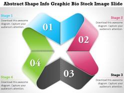 0914 business plan abstract shape info graphic bio stock image slide powerpoint template