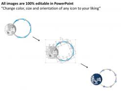 0914 Business Plan Agenda Circular Diagram World Globe Info Graphic Powerpoint Presentation Template