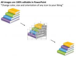 0914 business plan books 4 steps image slide powerpoint presentation template