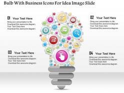 0914 business plan bulb with business icons for idea image slide powerpoint template