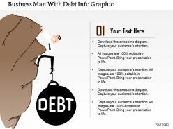 0914 business plan business man with debt info graphic powerpoint presentation template