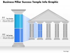 0914 business plan business pillar success temple info graphic powerpoint presentation template