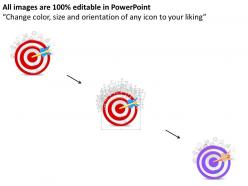 29240441 style circular bulls-eye 3 piece powerpoint presentation diagram infographic slide