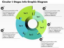 0914 business plan circular 5 stages info graphic diagram powerpoint presentation template