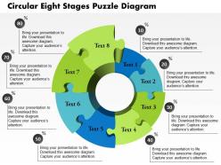 0914 business plan circular eight stages puzzle diagram powerpoint template