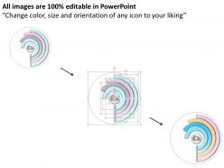 10085121 style circular concentric 4 piece powerpoint presentation diagram infographic slide