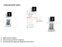 0914 business plan conceptual horizontal process info graphic envelope diagram powerpoint template