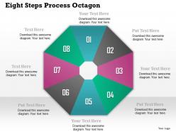 0914 business plan eight steps process octagon powerpoint template