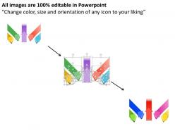 0914 business plan five arrows vertical process powerpoint template