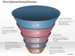 0914 business plan five options funnel process powerpoint template