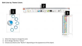 8010448 style circular semi 5 piece powerpoint presentation diagram infographic slide