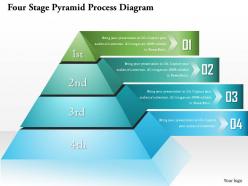 9553740 style layered pyramid 4 piece powerpoint presentation diagram infographic slide