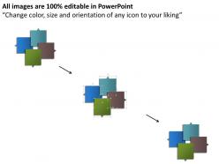 39677821 style hierarchy matrix 4 piece powerpoint presentation diagram template slide