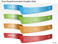 0914 business plan four steps process info graphic slide powerpoint template