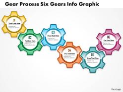 0914 business plan gear process six gears info graphic powerpoint presentation template