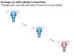 0914 business plan geometric light bulb seven stages slide powerpoint template