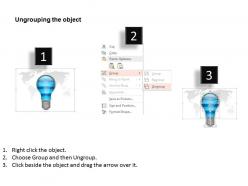 0914 business plan geometric light bulb seven stages slide powerpoint template