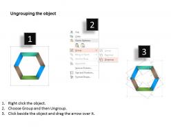 0914 business plan hexagon six options info graphic powerpoint presentation template