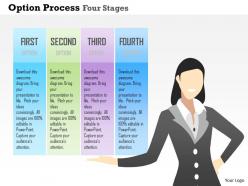 0914 business plan option process four stages powerpoint presentation template