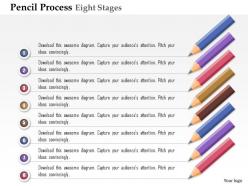 0914 business plan pencil process eight stages agenda powerpoint presentation template