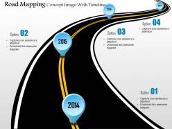 0914 business plan road mapping concept image with timeline powerpoint presentation template