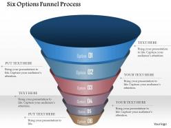 0914 business plan six options funnel process powerpoint template