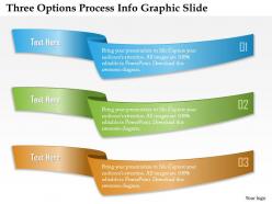 0914 business plan three options process info graphic slide powerpoint template