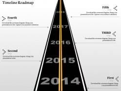 0914 business plan timeline roadmap info graphic powerpoint presentation template