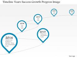 0914 business plan timeline years success growth progress image slide powerpoint template