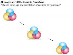 0914 business plan venn diagram with three steps powerpoint presentation template