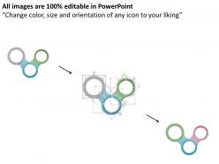 98022482 style circular zig-zag 3 piece powerpoint presentation diagram infographic slide