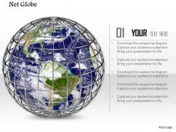 0914 caged globe web network image slide image graphics for powerpoint