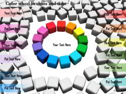 0914 color wheel in chaos and cubes image graphics for powerpoint