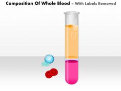 0914 composition of whole blood medical images for powerpoint
