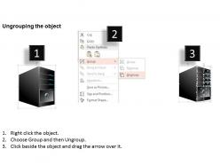 57472435 style technology 1 servers 1 piece powerpoint presentation diagram infographic slide