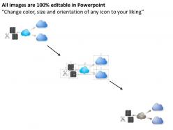 13303952 style technology 1 cloud 1 piece powerpoint presentation diagram infographic slide
